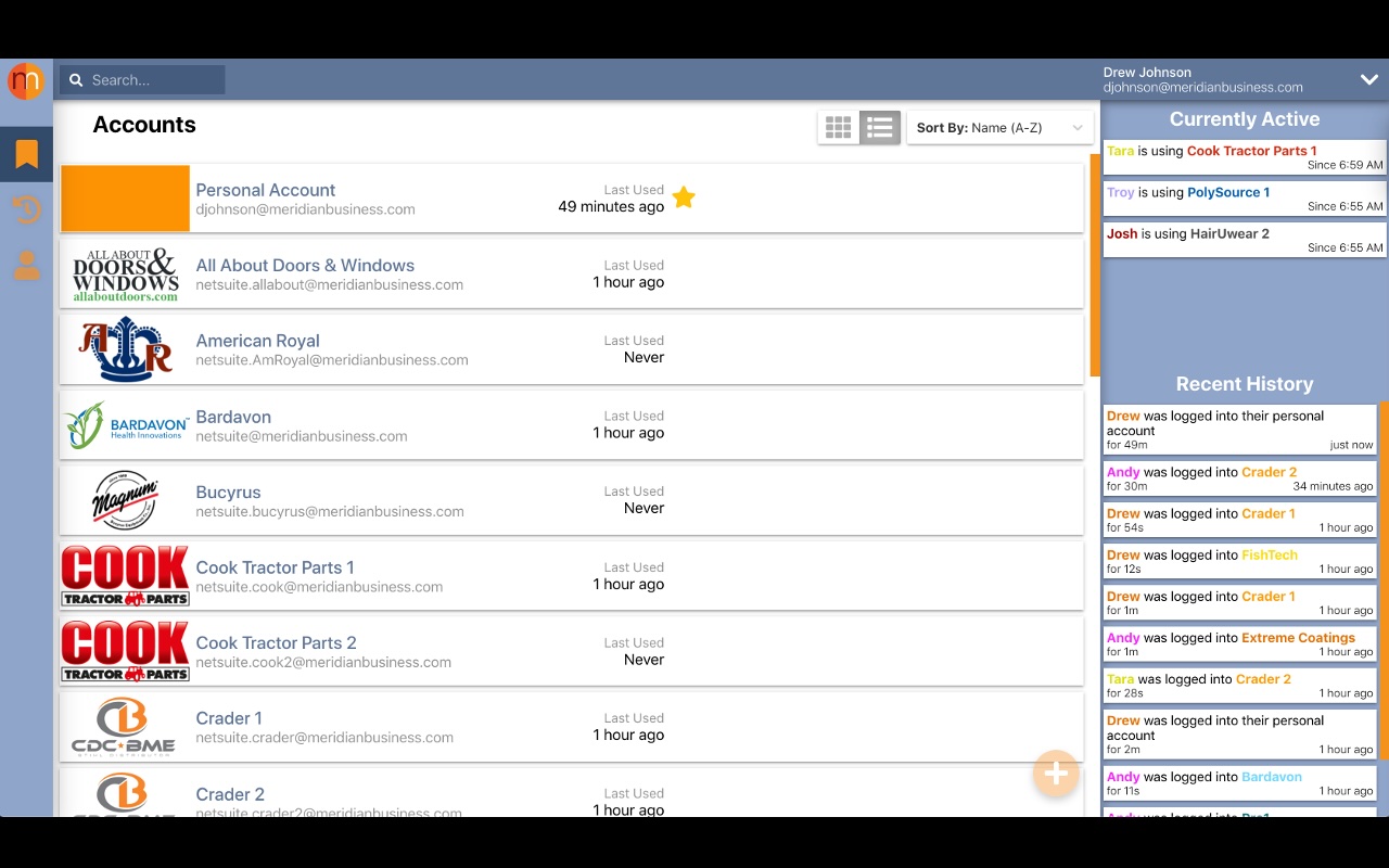 NetSuite Login Extension